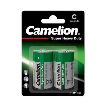 Camelion Super Heavy Duty Baby C R14 Zink Kohle 2 Batterien
